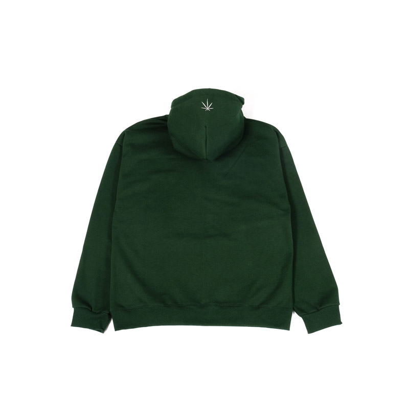 MHD172 Small weed Hoodie Green