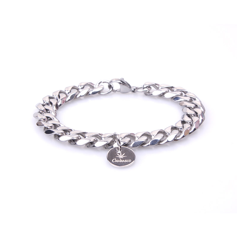 SSBW08 Stainless steel bracelet wide chain for women